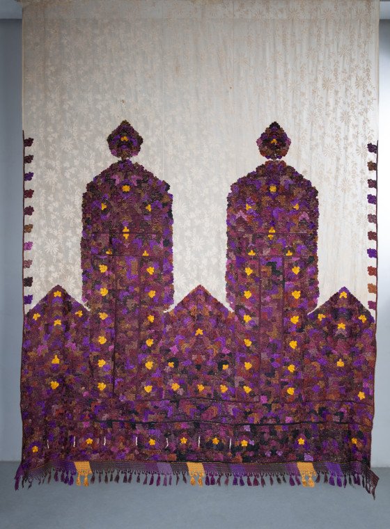 Portière (« izar ») Rabat, première moitié du XIXe siècle