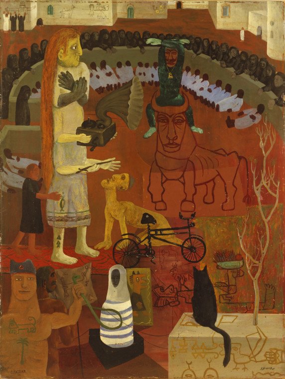 Abdel Al Gazzar, "Le cirque populaire", Le Caire, 1956