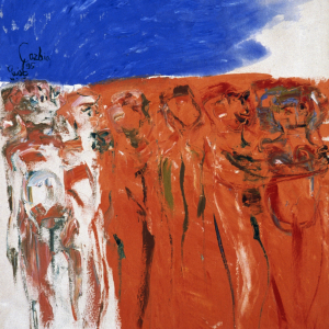 Gazbia Sirry, “Sur la plage”, 1995 © Musée de l'IMA