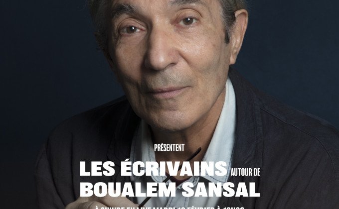 Les écrivains avec Boualem Sansal affiche