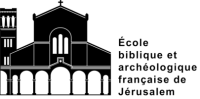 Logo Ecole biblique et archéologique française de Jérusalem